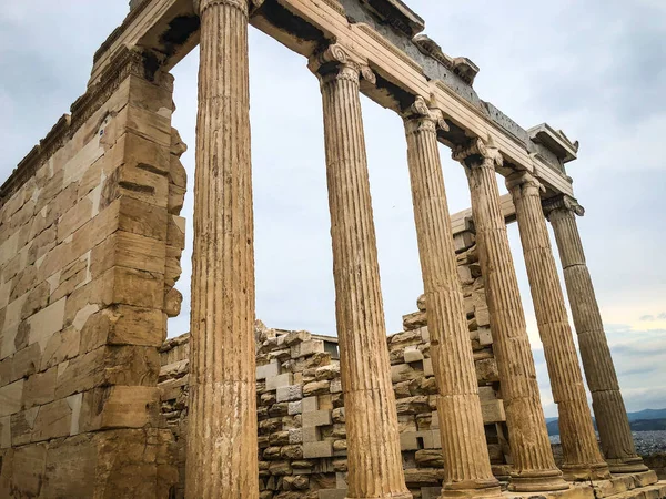 greek architecture close up - historical greek places & buildings