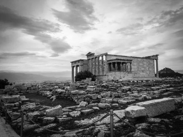 Arquitectura Griega Cerca Lugares Griegos Históricos Edificios — Foto de Stock