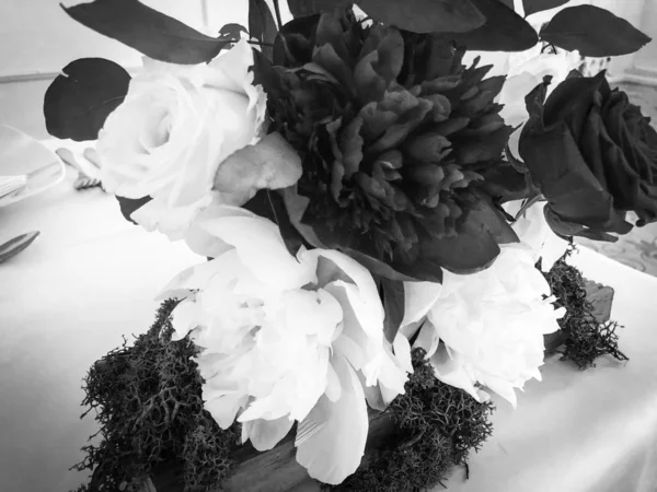 Kwiaty Ślubne Bliska Widok — Zdjęcie stockowe