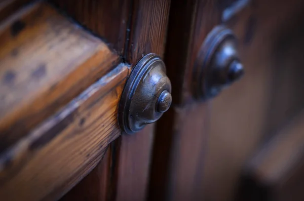 Portes Anciennes Ferment Dans Les Rues Historiques Rome — Photo