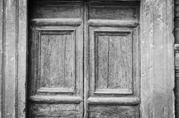 Portas Antigas Fechar Dentro Das Ruas Históricas Roma — Fotografia de Stock