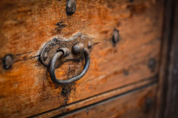 Ancient Doors Close Historical Streets Rome — Stock Photo, Image