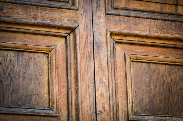 Ancient Doors Close Historical Streets Rome — 图库照片