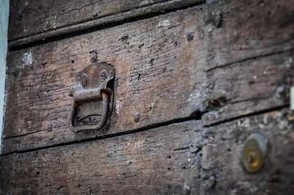 Ancient Doors Close Historical Streets Rome — Stock Photo, Image