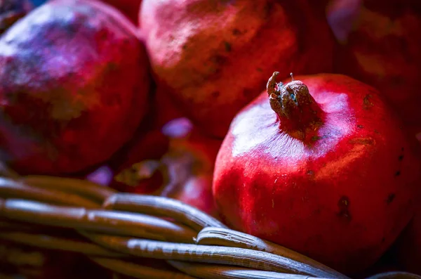 Čerstvé Ovoce Zblízka Italském Trhu — Stock fotografie