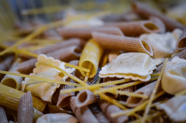 Fresh Italian Pasta Close View — Stock Photo, Image