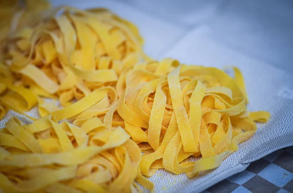 Fresh Italian Pasta Close View — Stock Photo, Image