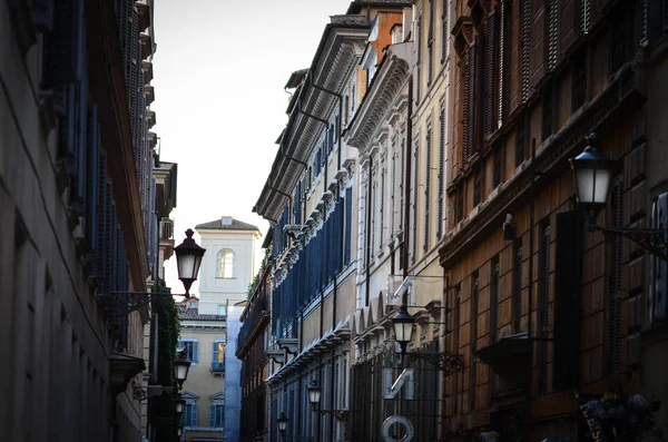 Close View Historical Streets Rome — Stock Photo, Image