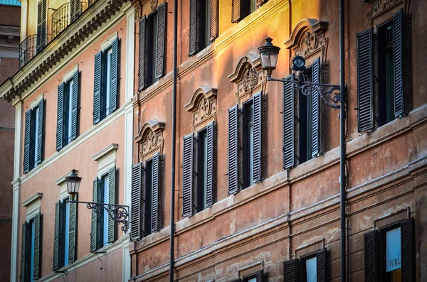 Close View Historical Streets Rome — Stock Photo, Image