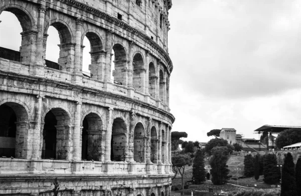 로마의 역사적 거리들을 가까이 — 스톡 사진