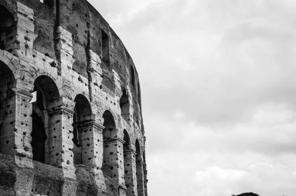 Van Dichtbij Zicht Historische Straten Van Rome — Stockfoto