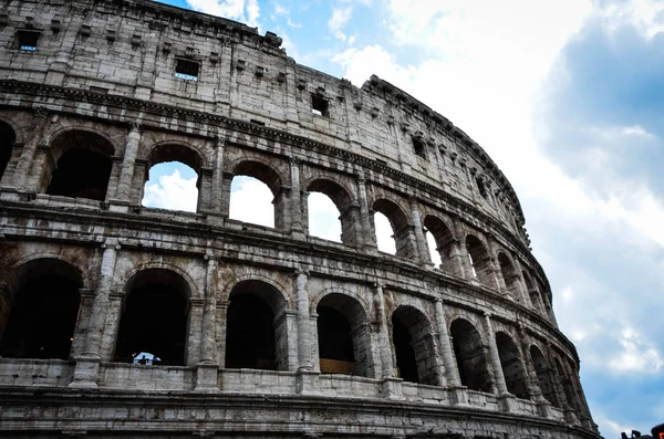 Van Dichtbij Zicht Historische Straten Van Rome — Stockfoto