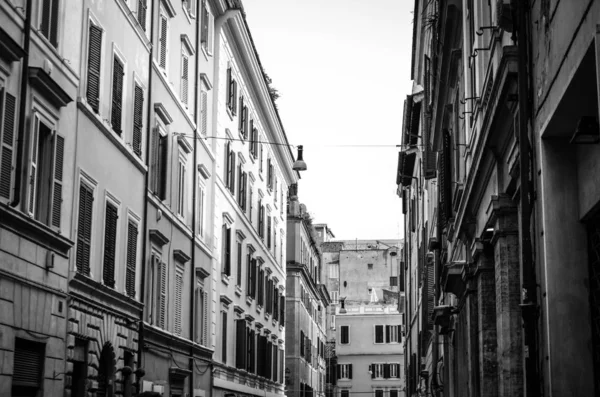 Nahaufnahme Der Historischen Straßen Von Rom — Stockfoto