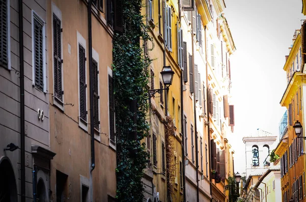 Vista Cerca Las Calles Históricas Roma —  Fotos de Stock