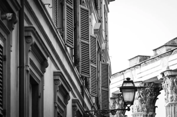 罗马历史街道的近景 — 图库照片
