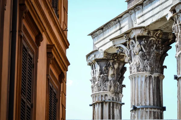 Nahaufnahme Der Historischen Straßen Von Rom — Stockfoto