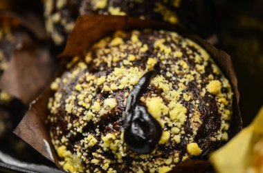 Lezzetli İtalyan pastası ve mini kekler