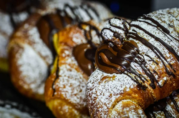 Deliciosa Pastelaria Italiana Mini Bolos — Fotografia de Stock