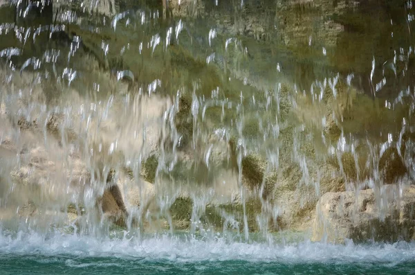 Fuente Agua Vista Cerca — Foto de Stock