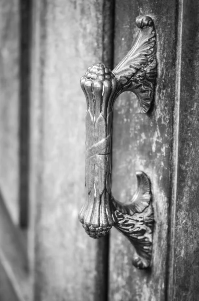 Vieilles Portes Vue Rapprochée Dans Les Rues Historiques Florence — Photo