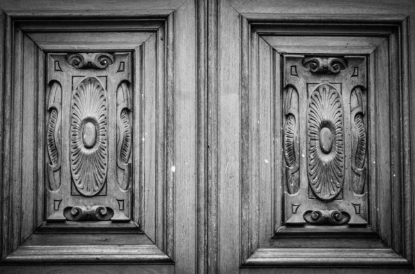 Puertas Antiguas Vista Cerca Dentro Las Calles Históricas Firenze — Foto de Stock