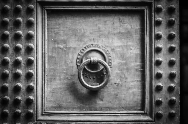 Porte Antiche Vista Vicino Tra Vie Storiche Firenze — Foto Stock
