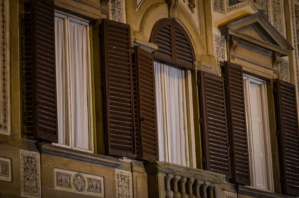 Ιστορικοί Δρόμοι Της Firenze Γκρο Πλαν Θέα Κτίρια Αρχιτεκτονική Τρόπος — Φωτογραφία Αρχείου