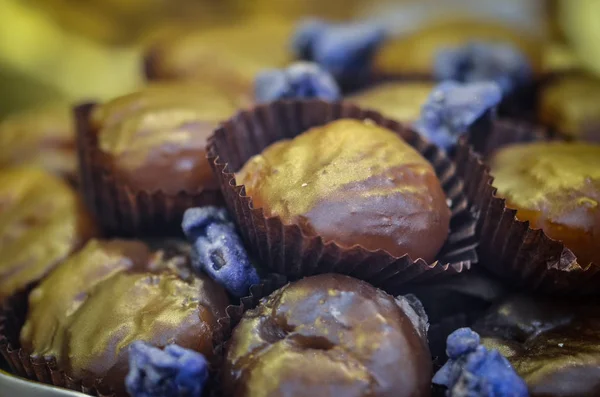 초콜릿 맛있는 혼합물 — 스톡 사진
