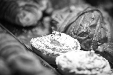 Lezzetli İtalyan hamur işleri - yakın görüş