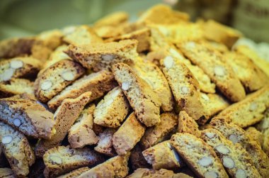 Lezzetli İtalyan hamur işleri - yakın görüş