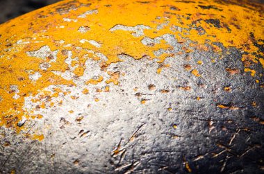 Tuğlalar ve taş duvarlar tasarlandı - Trieste 'nin tarihi binaları içerisine yakın görüş