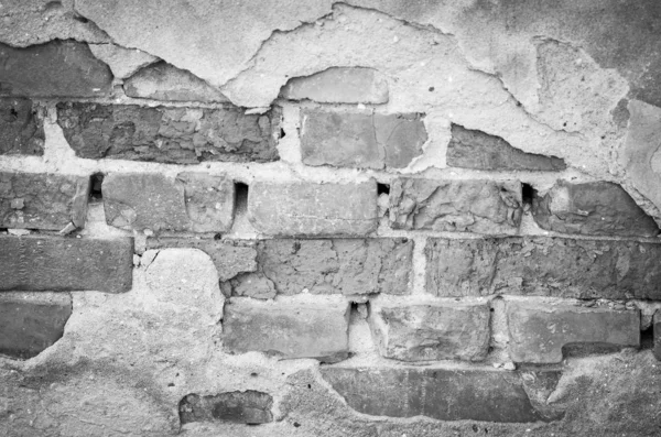 Tuğlalar Taş Duvarlar Tasarlandı Trieste Nin Tarihi Binaları Içerisine Yakın — Stok fotoğraf