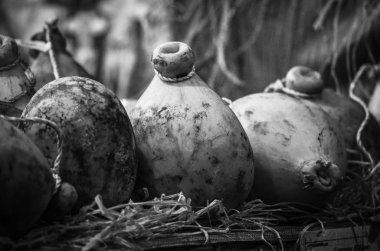 Zanaat peynirini karıştır yakın görünüm