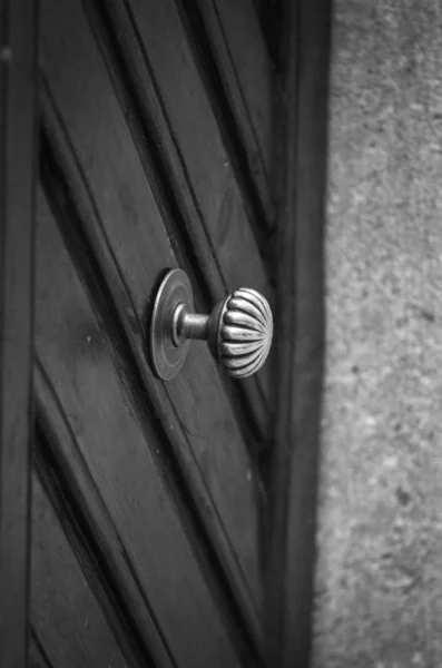 Porte Antiche Vista Vicino All Interno Delle Vie Storiche Trieste — Foto Stock