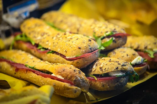 Tasty Fresh Italian Panini Starters — Stock Photo, Image