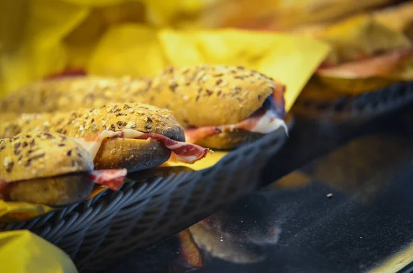 Tasty Fresh Italian Panini Starters — Stock Photo, Image