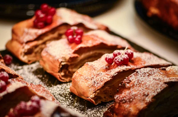 Variedad Delicias Pasteleras Perfectas Para Desayuno Merienda — Foto de Stock