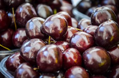 taze kurutulmuş meyveler yakın görünüm