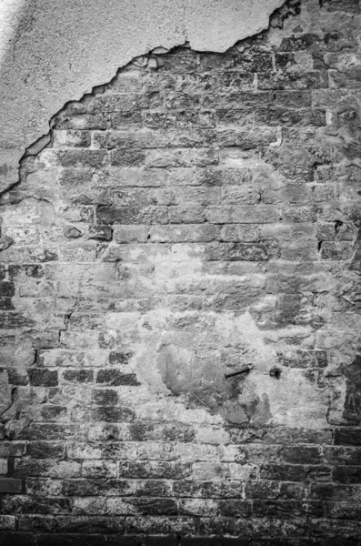 Vista Calle Cerca Ladrillo Muro Piedra — Foto de Stock