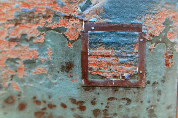 Straßenansicht Aus Nächster Nähe Ziegelsteinmauer — Stockfoto