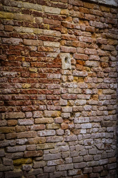 Street View Close Brick Stone Wall — Stock Photo, Image