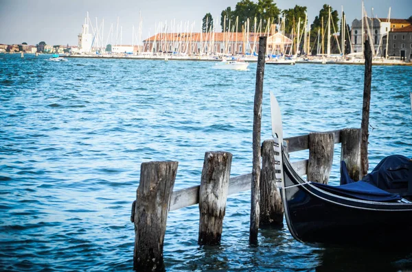 Gondole Italienne Vue Près — Photo