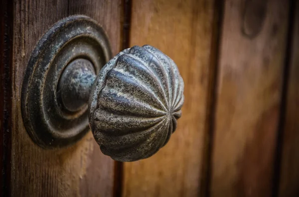 Portas Antigas Fechar Dentro Das Ruas Históricas Venezianas — Fotografia de Stock