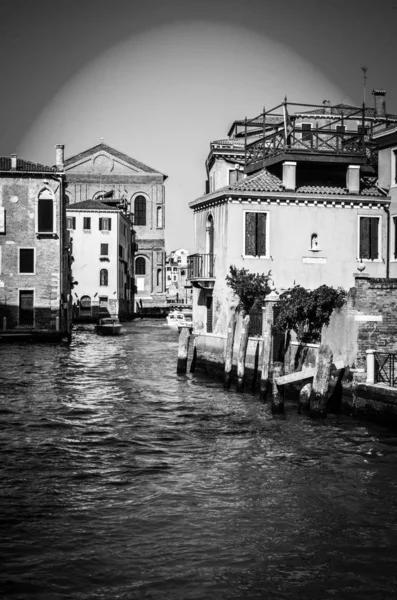 Strade Veneziane Vista Vicino — Foto Stock