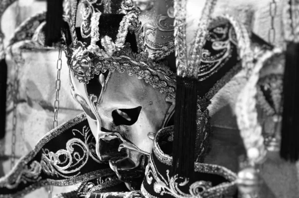 Venetian Mask Close View Αποκριάτικη Στολή — Φωτογραφία Αρχείου