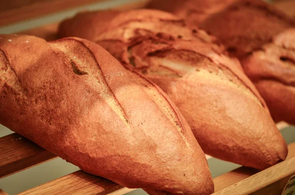 Домашний Хлеб Крупным Планом — стоковое фото