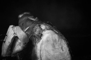 Tütsülenmiş domuz dizi ve bacağı - geleneksel czech yemeği