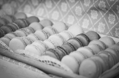 Fransız kurabiyesinin değişik aromalı karışımı.