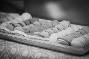 Fransız kurabiyesinin değişik aromalı karışımı.