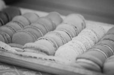 Fransız kurabiyesinin değişik aromalı karışımı.